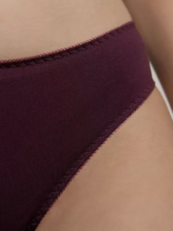 Трусы женские conte basic collection lb 2002.12 bordo, 22С-2304ТСП, 106/XXL, CONTE ELEGANT,  - 2