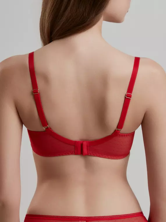 Бюстгальтер балконет на косточках conte nocturne tb5199 красный, 23С-0039КСП, 80C, CONTE ELEGANT,  - 2
