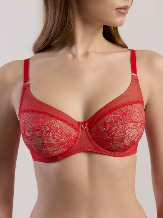 Бюстгальтер на каркасах conte nocturne tb6197 красный, 23С-0037КСП, 75B, CONTE ELEGANT,  - 2