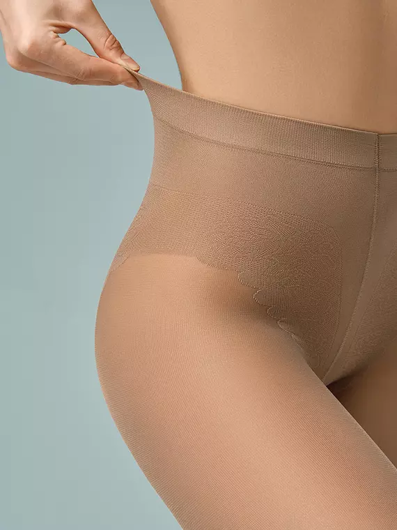 Колготки с ажурными трусиками omsa fantastico 20 daino, FANTASTICO 20, 3, OMSA,  - 4