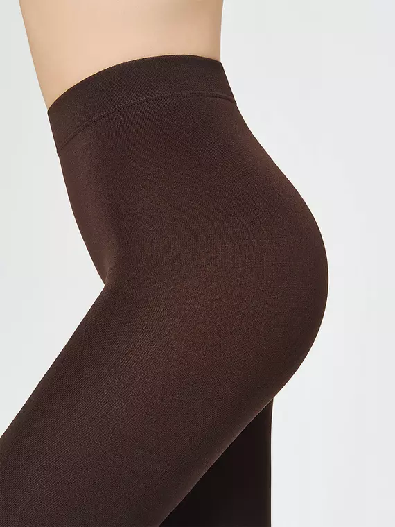 Зимние теплые колготки minimi piuma 260 caramello, PIUMA 260 (микрофибра с флисом), 4, MINIMI,  - 5