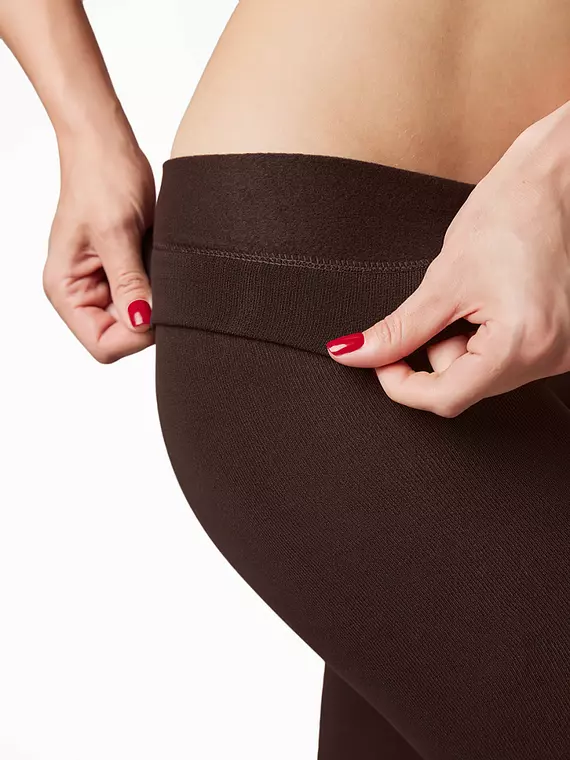 Зимние теплые колготки minimi piuma 260 caramello, PIUMA 260 (микрофибра с флисом), 4, MINIMI,  - 4