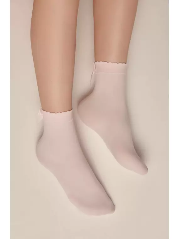Носки для девочек с бантом lily light pink, 20С-117СП, 20-22, CONTE ELEGANT,  - 2
