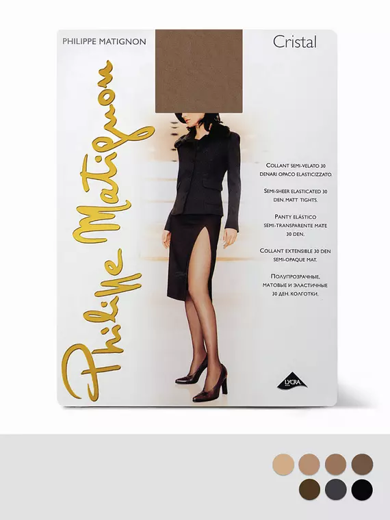 Женские колготки philippe matignon cristal 30 cappuccio, CRISTAL 30, 3, PHILIPPE MATIGNON,  - 2