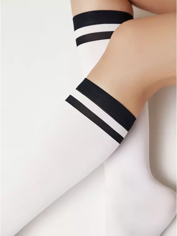Женские гольфы из микрофибры fantasy hit bianco, 24С-90СП, 36-39 (23-25), CONTE ELEGANT,  - 3