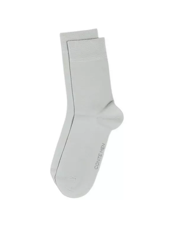Мужские носки conte for men 000 светло-серый, 24С-148СП, 40-41 (25), CONTE ELEGANT,  - 2