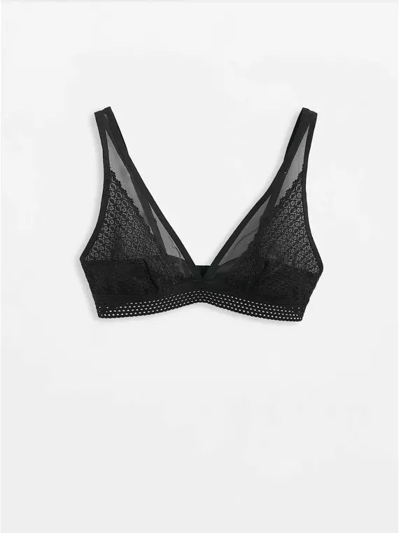 Бюстье женское из кружева и сетки gotic lbe 2981 black, 23С-3027ТСП, 170-88/S, CONTE ELEGANT,  - 3