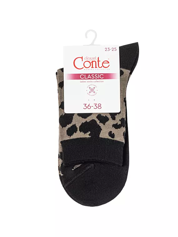 Носки женские conte classic 682 кофейный, 7С-22СП, 36-38 (23-25), CONTE ELEGANT,  - 4