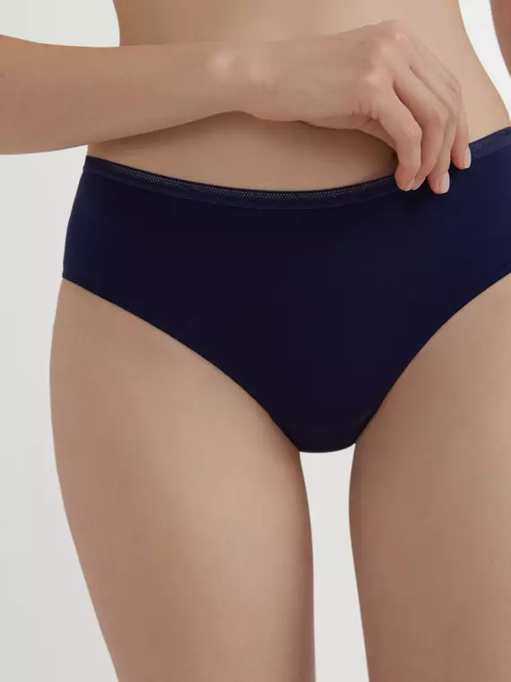 Трусы женские "хипстер" conte basic collection lhp 2003 dark blue, 19С-991ТСП, 106/XL, CONTE ELEGANT,  - 2