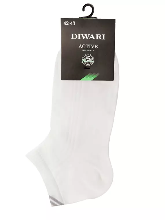Носки мужские diwari active (короткие) 018 белый, 7С-37СП, 42-43 (27), DIWARI,  - 3