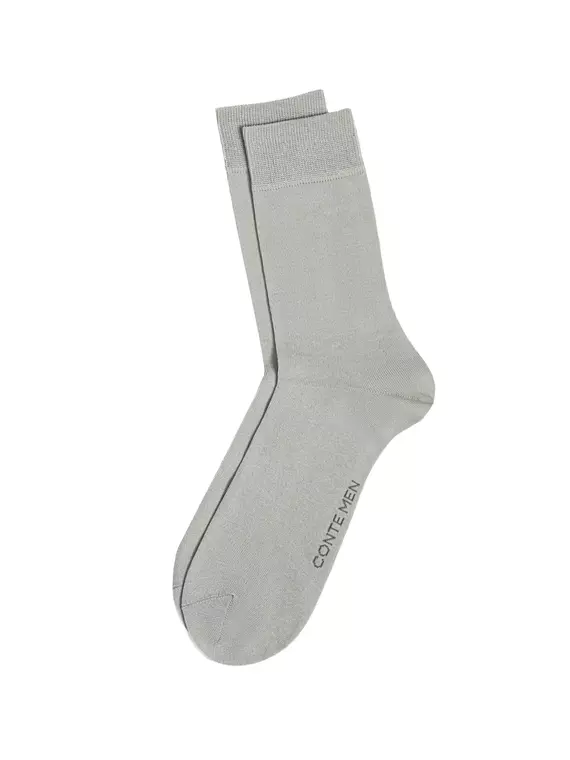 Классические тонкие мужские носки cool 24/7 000 серый, 24С-161СП, 42-43 (27), CONTE ELEGANT,  - 2