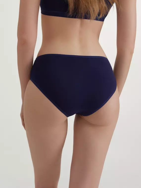 Трусики женские "слип" средней посадки conte lb 2014 dark blue, 20С-1054ТСП, 102/L, CONTE ELEGANT,  - 3