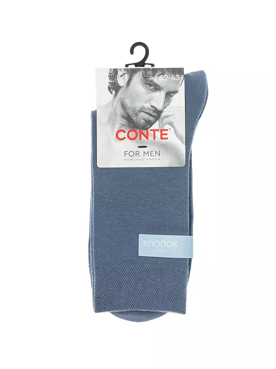 Носки мужские conte for men 000 джинс, 24С-148СП, 40-41 (25), CONTE ELEGANT,  - 1