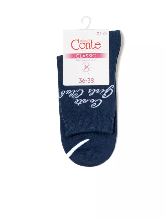 Носки женские conte classic 685 темно-синий, 7С-22СП, 36-38 (23-25), CONTE ELEGANT,  - 4