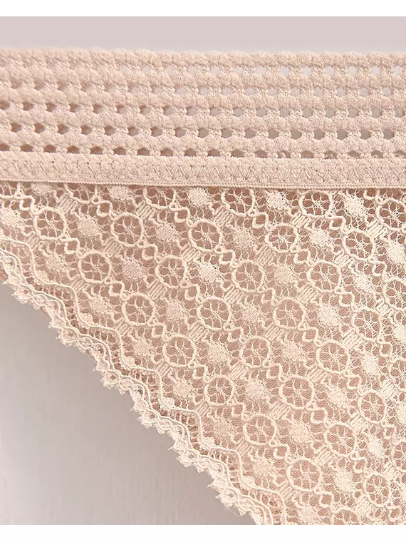 Трусы «танга» из кружева gotic lta 2982 almond, 23С-3028ТСП, 106/XL, CONTE ELEGANT,  - 5