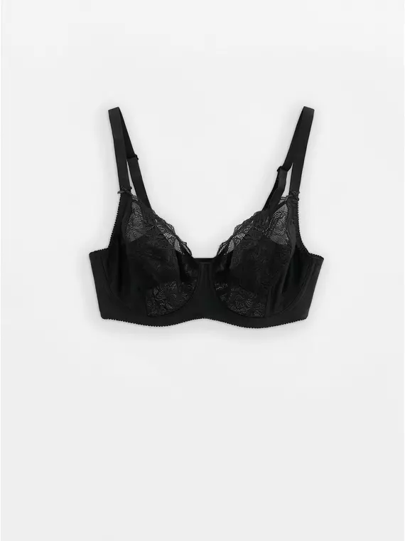 Бюстгальтер на каркасах comfort plus rb6238 черный, 23С-0055КСП, 90D, CONTE ELEGANT,  - 3