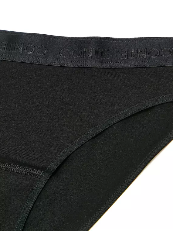 Трусы «слип» из бамбука с хлопком criss cross lb 3129 black, 24С-3170ТСП, 102/L, CONTE ELEGANT,  - 4