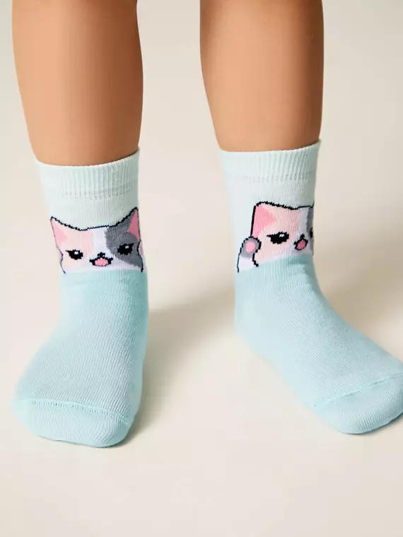 Носки детские esli 754 бледно-бирюзовый, 24С-74СПЕ, 14, ESLI,  - 1