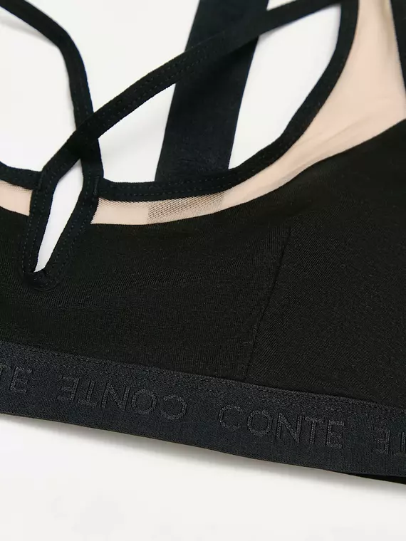 Бюстье из бамбука criss cross lbe 3014 black-natural, 24С-3056ТСП, 170-84/XS, CONTE ELEGANT,  - 5