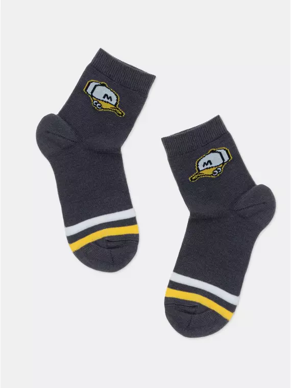 Носки для мальчиков esli 494 темно-серый, 24С-74СПЕ, 16, ESLI,  - 2