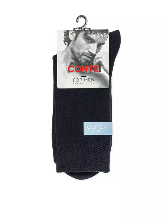 Мужские носки conte for men 000 темно-синий, 24С-148СП, 40-41 (25), CONTE ELEGANT,  - 4