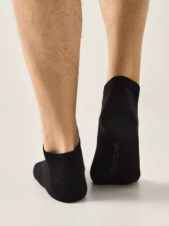 Носки мужские (короткие) conte bamboo 000 черный, 24С-163СП, 44-45 (29), CONTE ELEGANT,  - 2