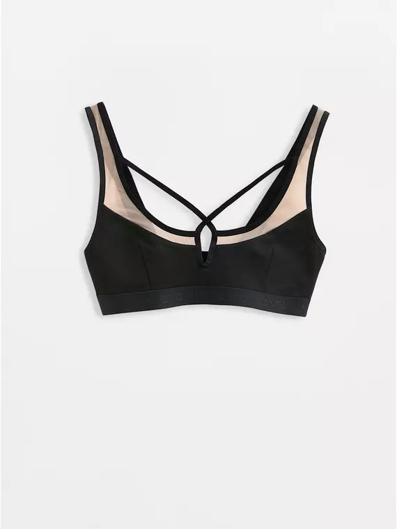 Бюстье из бамбука criss cross lbe 3014 black-natural, 24С-3056ТСП, 170-84/XS, CONTE ELEGANT,  - 4