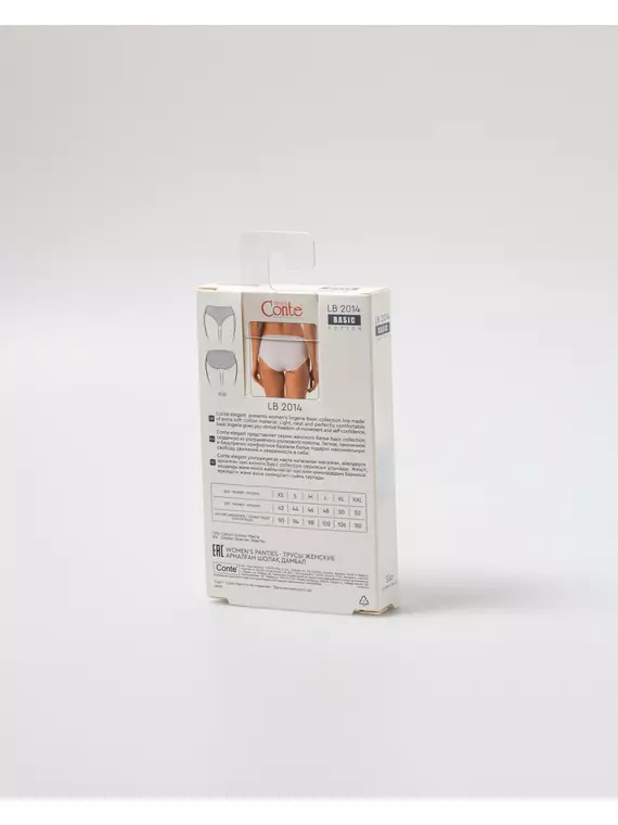Трусы женские "слипы" средней посадки conte lb 2014 bordo, 20С-1054ТСП, 90/XS, CONTE ELEGANT,  - 5