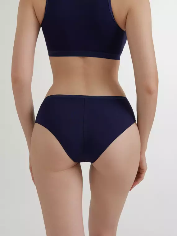 Трусы женские "хипстер" conte basic collection lhp 2003 dark blue, 19С-991ТСП, 106/XL, CONTE ELEGANT,  - 4