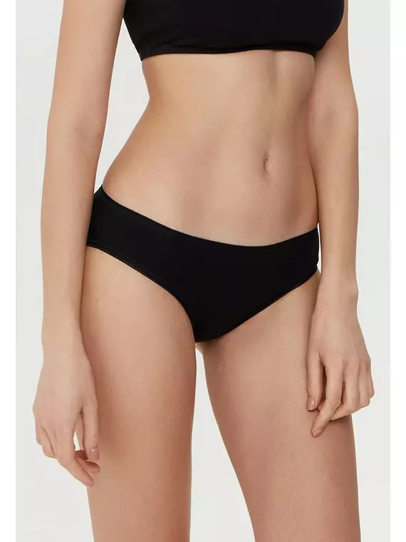 Трусы женские "бикини" conte lb 2001 black, 19С-989ТСП, 98/M, CONTE ELEGANT,  - 1
