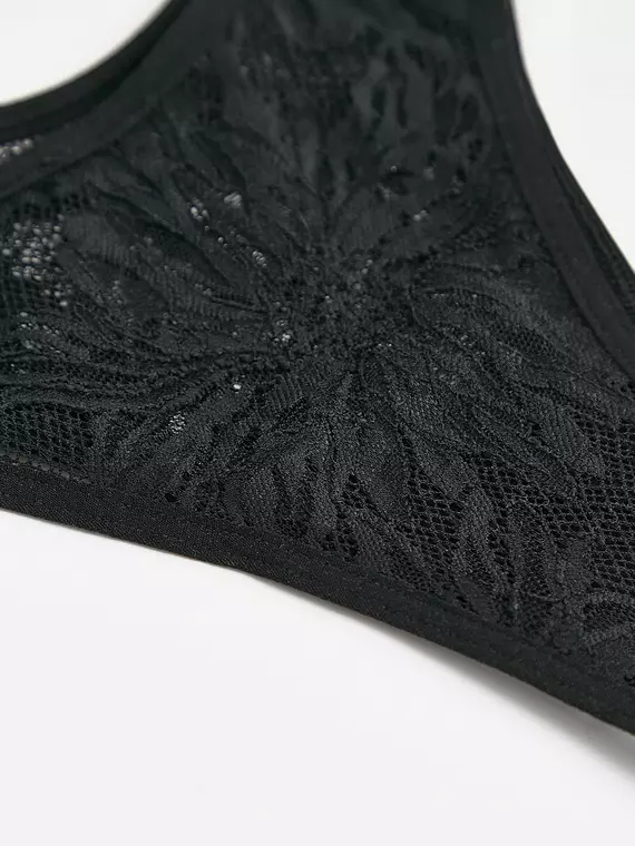 Трусы женские бразилиана mystery garden lbr 3114 black, 24С-3155ТСП, 106/XL, CONTE ELEGANT,  - 7