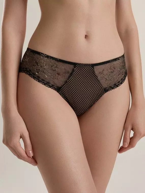 Трусы "танга" женские conte romance tp6154 черные, 24С-0009КСП, 90/XS, CONTE ELEGANT,  - 1