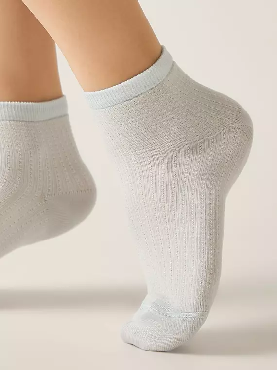 Короткие женские носки conte active 704 светло-серый, 24С-75СП, 39-41 (25-27), CONTE ELEGANT,  - 2