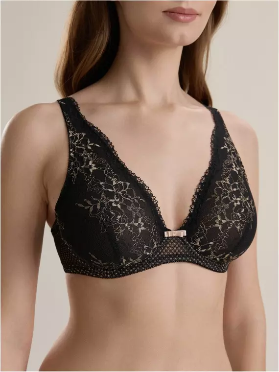 Бюстгальтер c мягкой чашкой на каркасах romance tb6211 черный, 24С-0008КСП, 70D, CONTE ELEGANT,  - 1