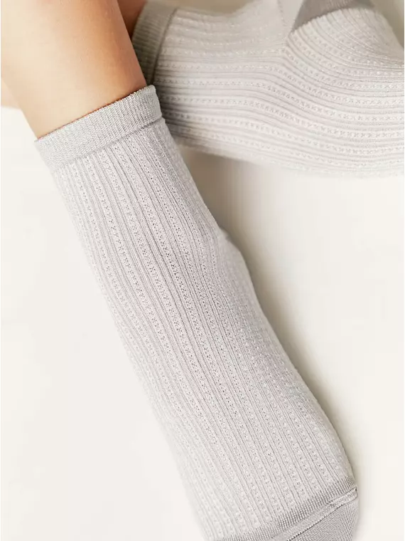 Носки короткие вискозные conte active 704 серый, 24С-75СП, 36-38 (23-25), CONTE ELEGANT,  - 2