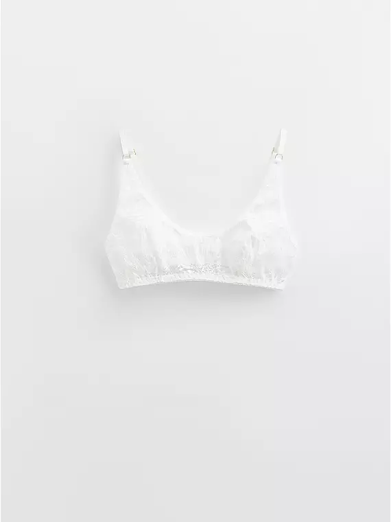 Бюстье с треугольными чашками conte mystery garden lbe 3113 off white, 24С-3154ТСП, 170-88/S, CONTE ELEGANT,  - 4