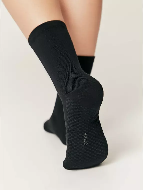 Носки женские с массажным эффектом conte classic 627 черный, 24С-88СП, 38-41 (25-27), CONTE ELEGANT,  - 3