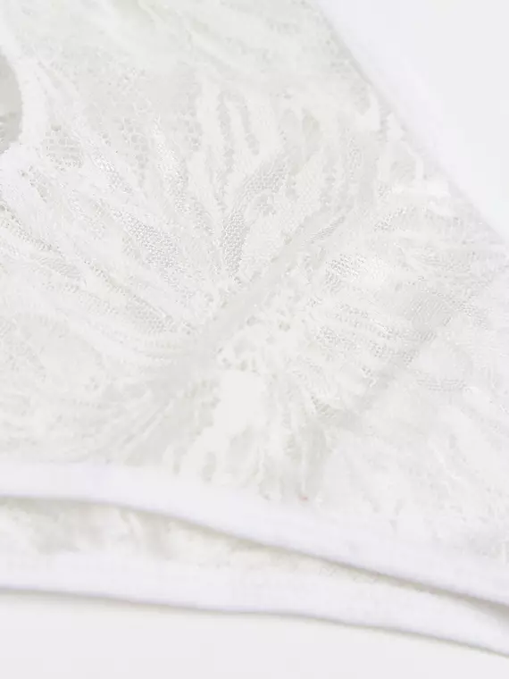 Трусы бразилиана с фигурным вырезом conte mystery garden lbr 3116 off white, 24С-3157ТСП, 106/XL, CONTE ELEGANT,  - 4