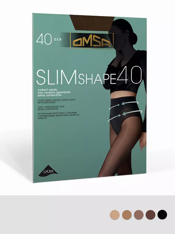 Корректирующие колготки omsa slim shape 40 lola, SLIM SHAPE 40, 3, OMSA,  - 2