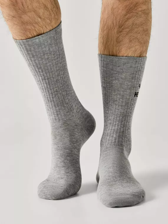 Носки удлинённые diwari active 222 серый, 20С-19СП, 40-41 (25), DIWARI,  - 2