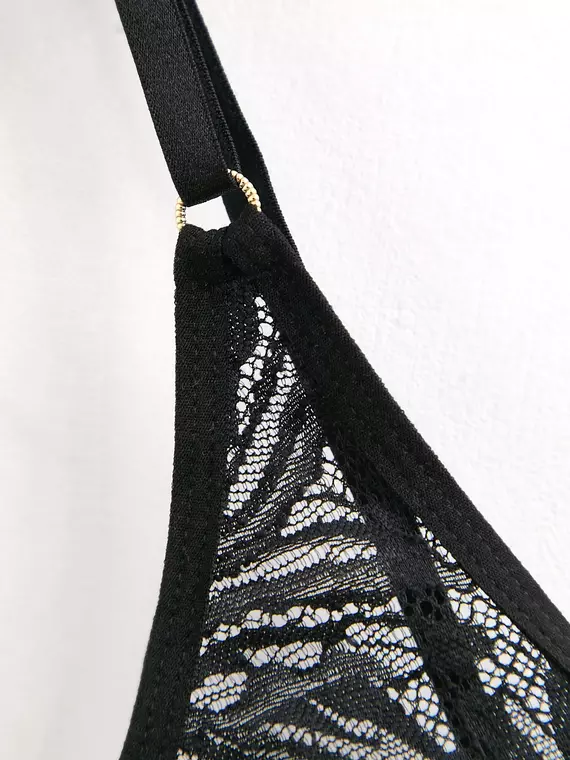 Бюстье с треугольными чашками conte mystery garden lbe 3113 black, 24С-3154ТСП, 170-92/M, CONTE ELEGANT,  - 7