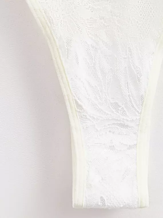 Трусы бразилиана conte mystery garden lbr 3114 off white, 24С-3155ТСП, 106/XL, CONTE ELEGANT,  - 5