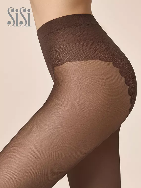 Полупрозрачные колготки sisi style 40 moka, STYLE 40, 5, SISI,  - 4
