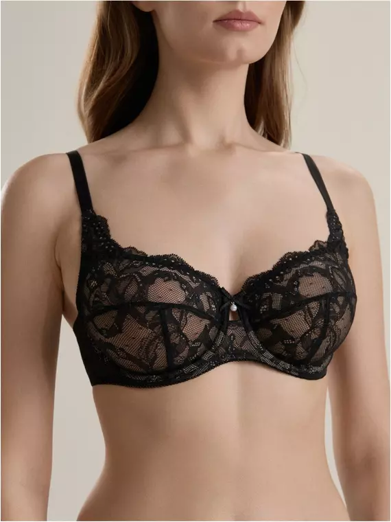 Бюстгальтер с мягкой чашкой conte love story tb6205 черный, 24С-0016КСП, 75C, CONTE ELEGANT,  - 1