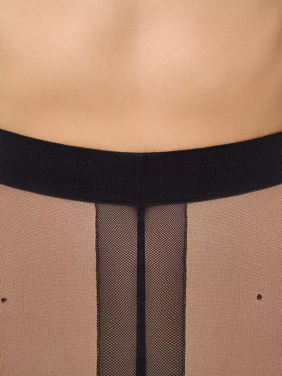 Колготки фантазийные minimi la sfera 20 в горошек cappuccino, LA SFERA 20 (колготки в горошек), 5, MINIMI,  - 5