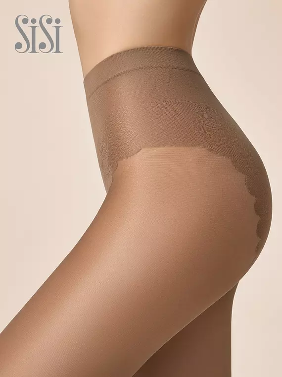 Колготки прозрачные эластичные sisi style 20 miele, STYLE 20, 2, SISI,  - 3