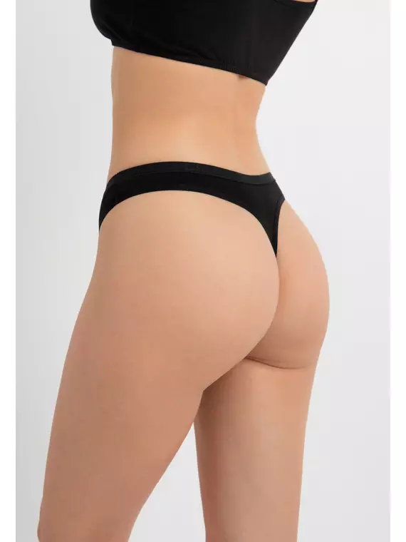 Трусы женские «стринги» lst 5569 black, 24С-3257ТСП, 98/M, CONTE ELEGANT,  - 4