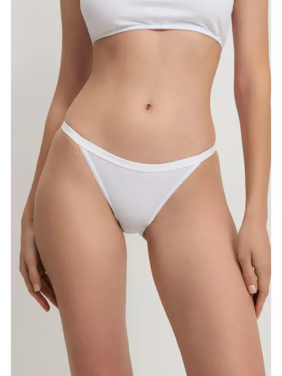 Трусы «танга» conte comfort cotton lta 5570 white, 24С-3258ТСП, 102/L, CONTE ELEGANT,  - 2