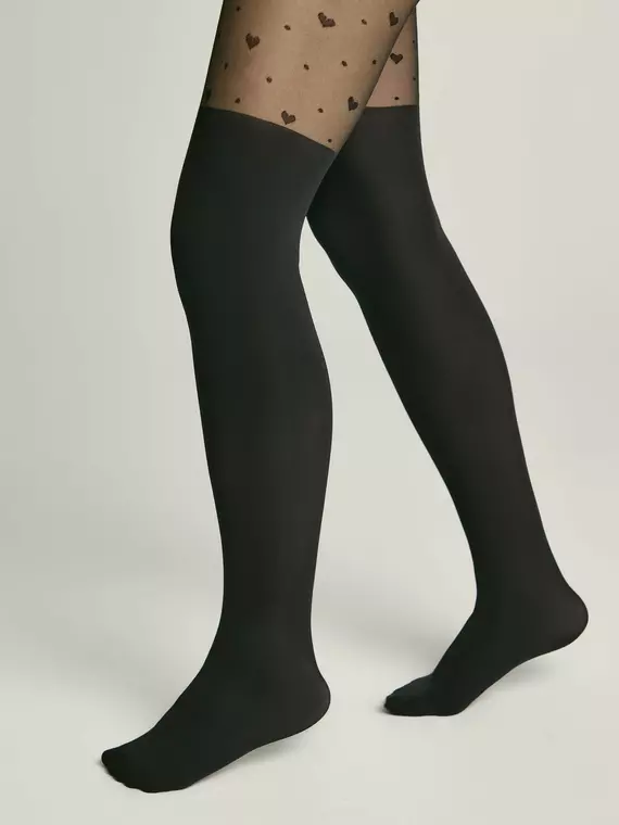 Колготки детские полиамидные sweet girl nero, 24С-172СП, 128-134, CONTE ELEGANT,  - 3