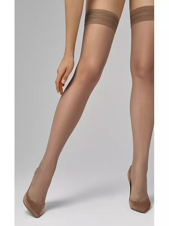 Чулки женские omsa sun light 8 aut. sierra, SUN LIGHT 8 Aut. (чулки), 3, OMSA,  - 2